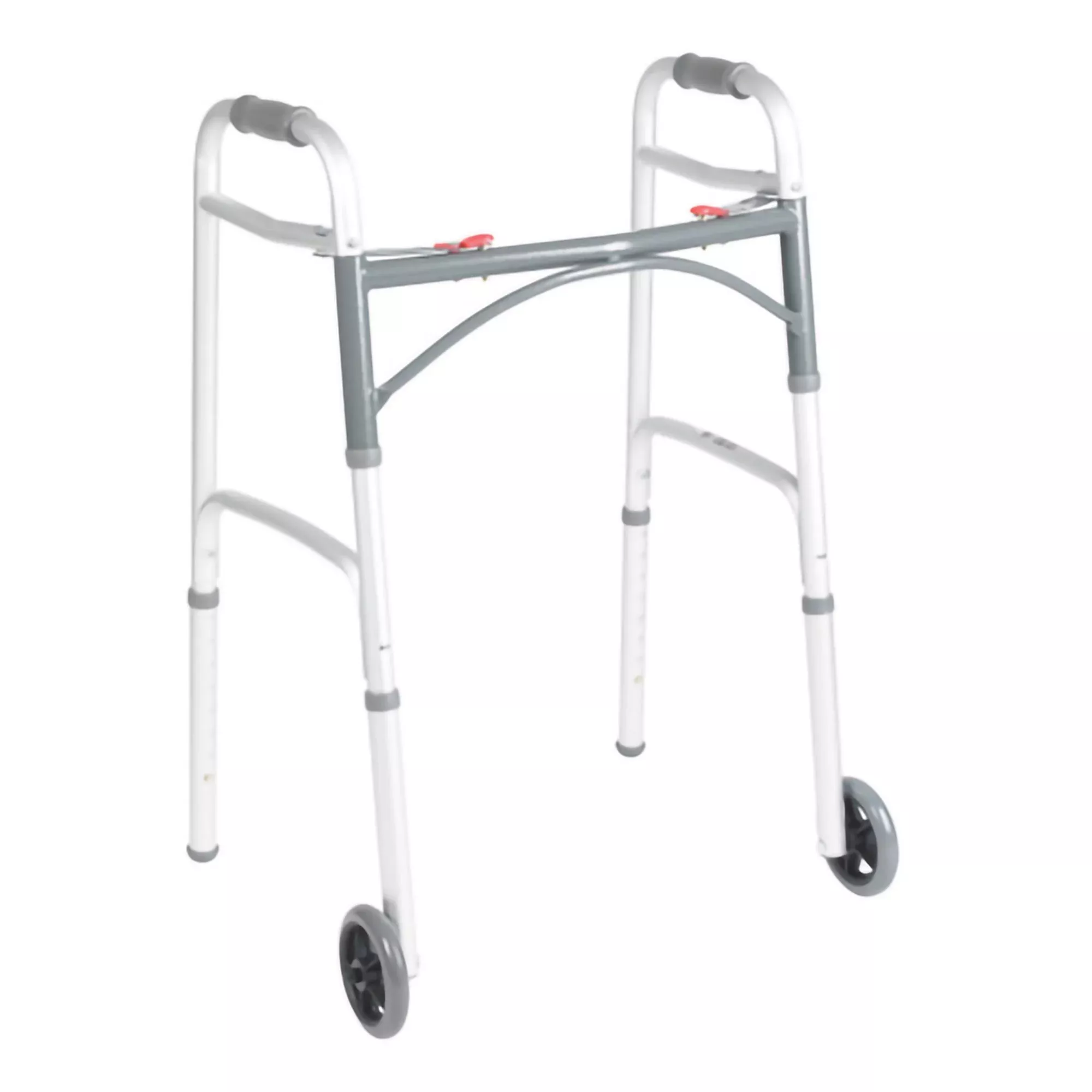 McKesson Junior Aluminum Folding Walker, 25 – 32¼ Inch Height