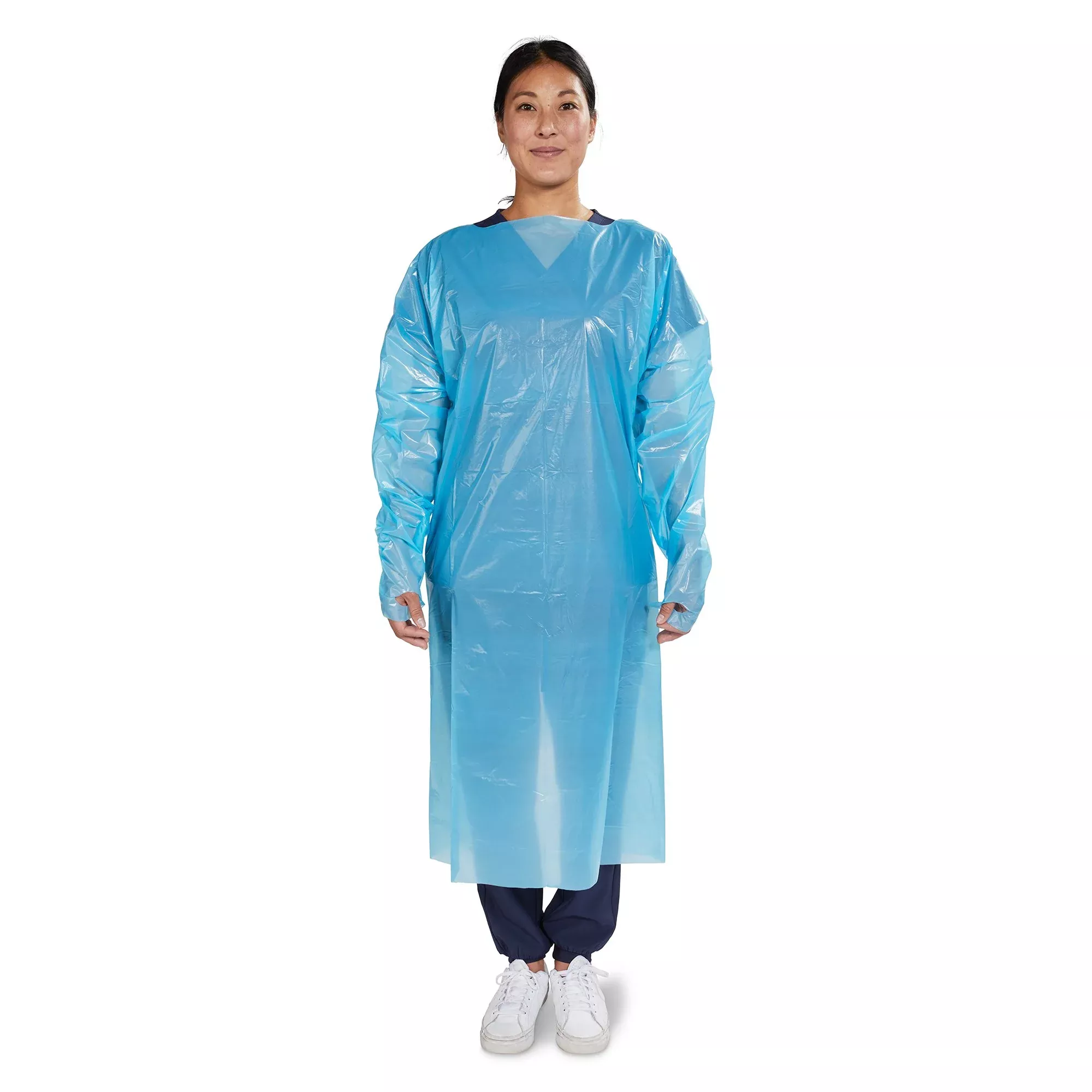 McKesson Nonrated Isolation Gown, Blue, Extra Large