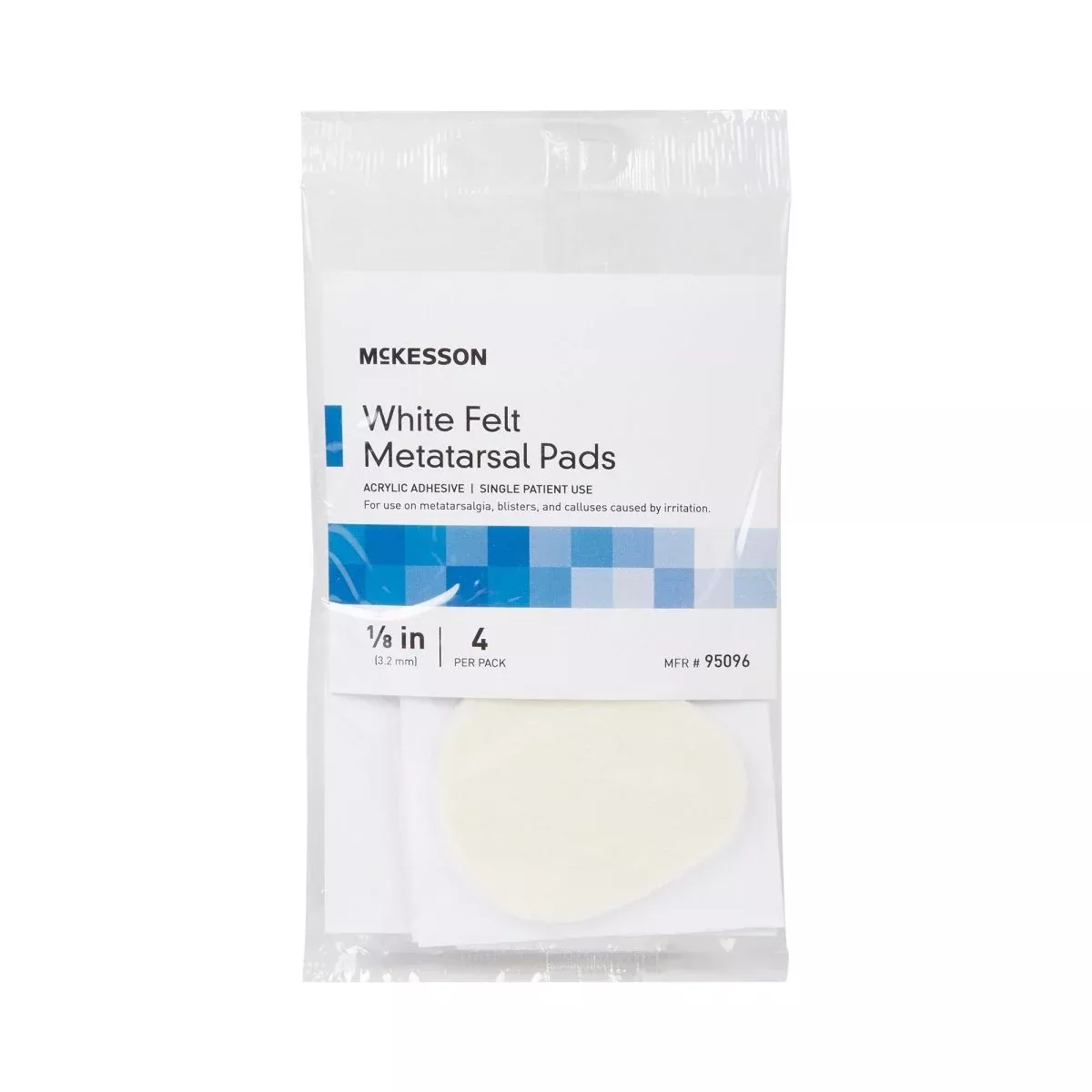 Mckesson Pedi Pads Metatarsal Cushion