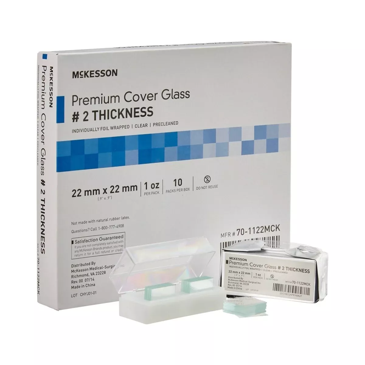 Mckesson Premium No. 2 Thickness Cover Glass