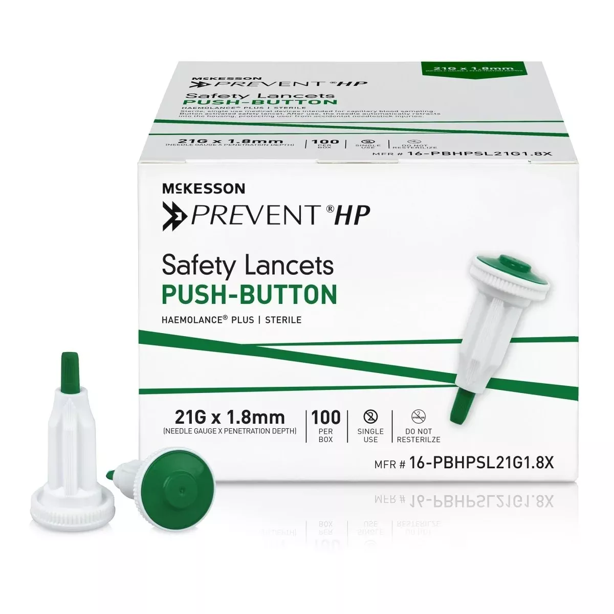 McKesson Prevent HP Push Button Safety Lancets