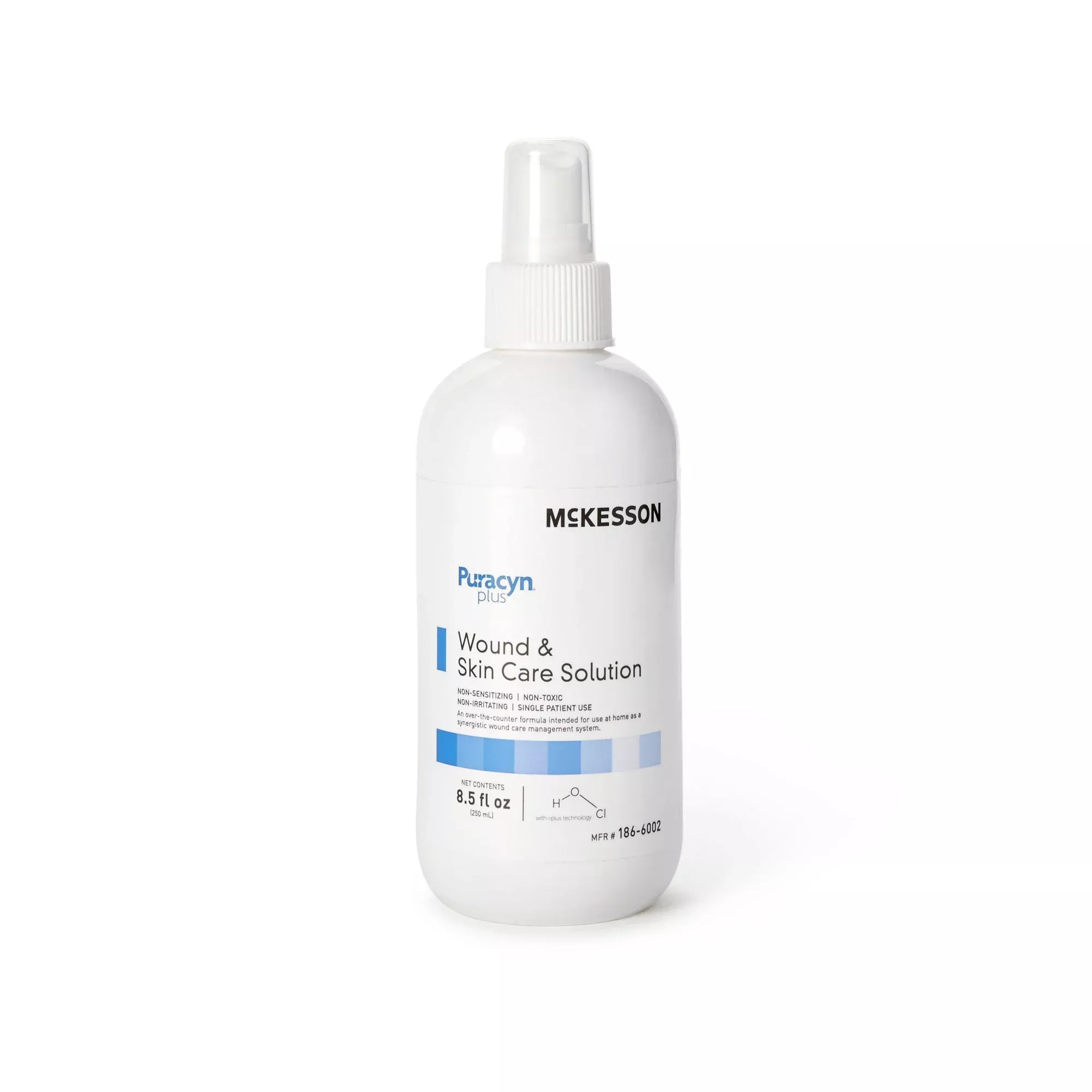 McKesson Puracyn Plus Wound Irrigation Solution, 8.5-ounce pump bottle