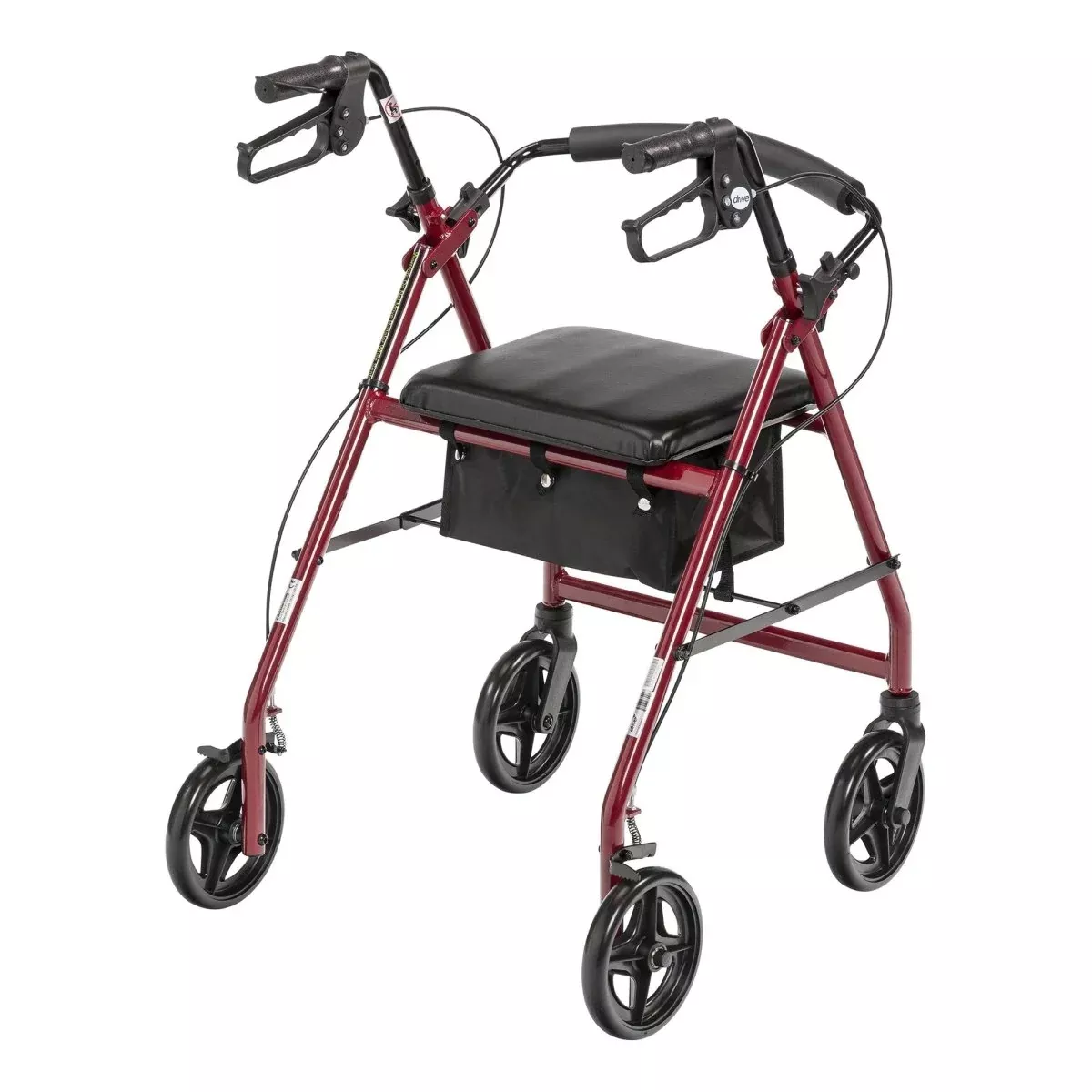 Mckesson Red 4 Wheel Rollator