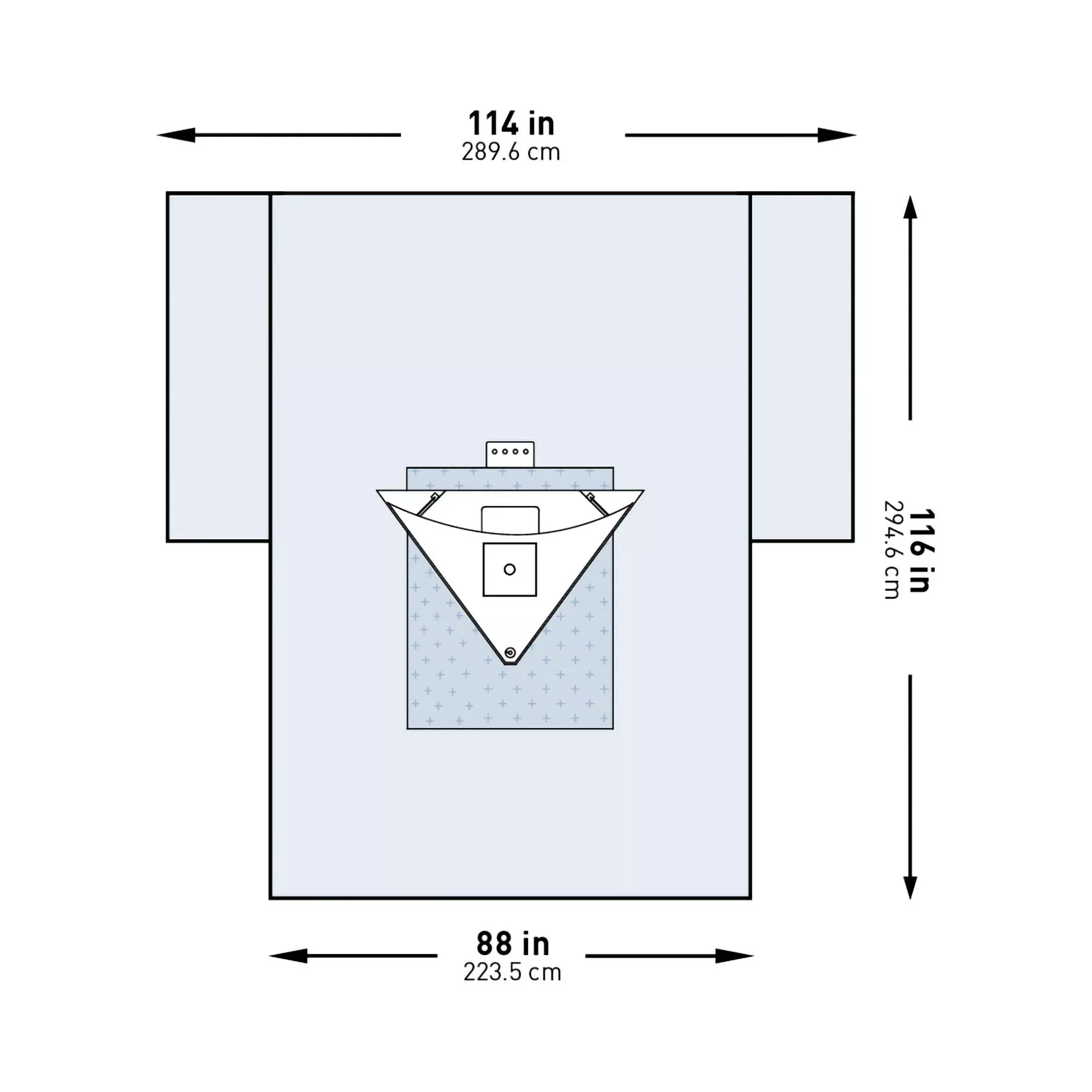 McKesson Sterile Heavy-Duty Knee Arthroscopy Drape, 114 x 88 x 116 Inch