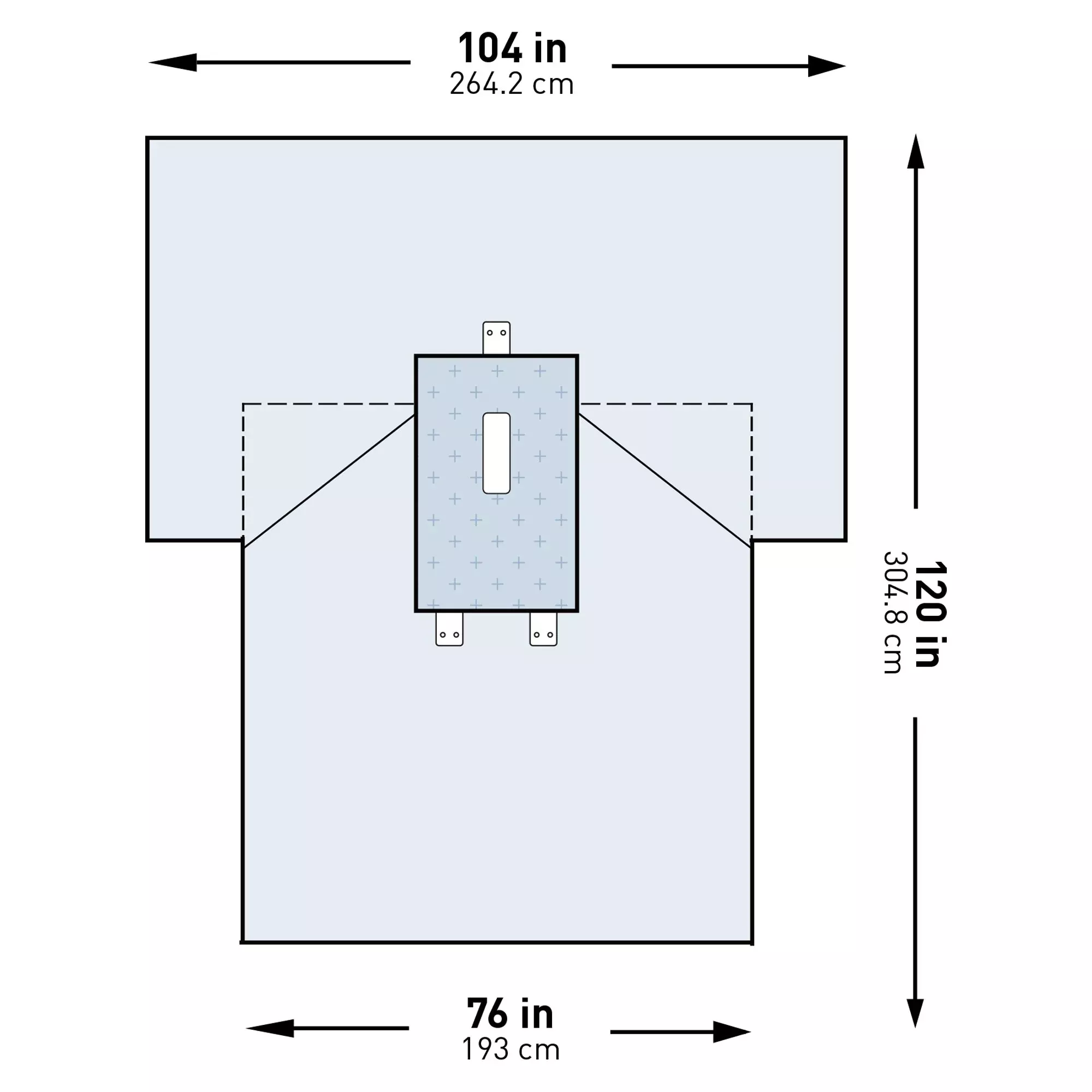 McKesson Sterile Laparotomy Drape, 104 x 76 x 120 Inch