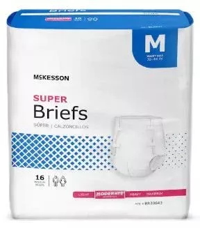 McKesson Super Briefs, Moderate Absorbency