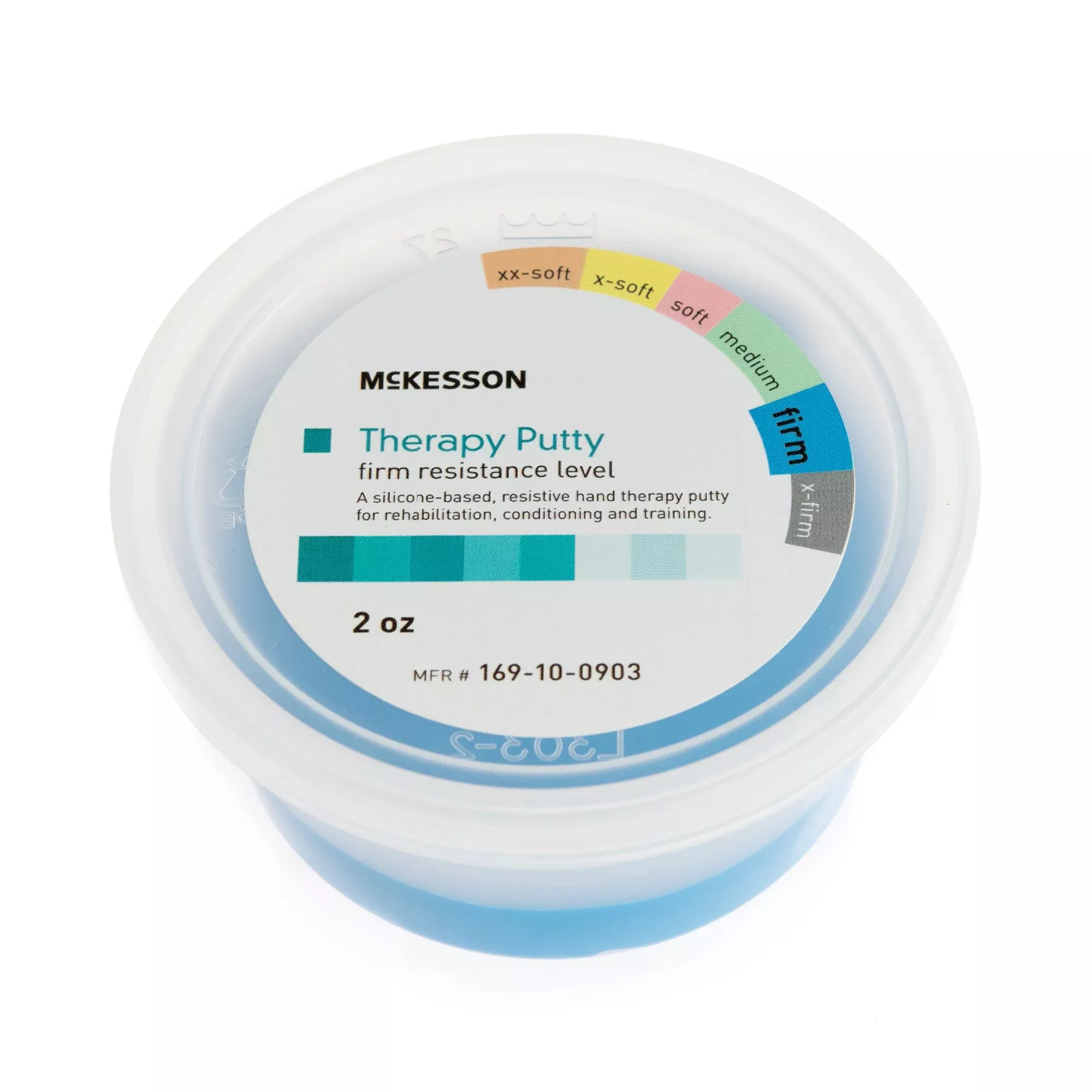 McKesson Therapy Putty, Blue, Firm, 2-ounce canister