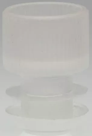 McKesson Tube Closure Polyethylene Flanged Plug Cap Natural 16 mm For Use with 16 mm Blood Drawing Tubes, Glass Test Tubes, Plastic Culture Tubes NonSterile