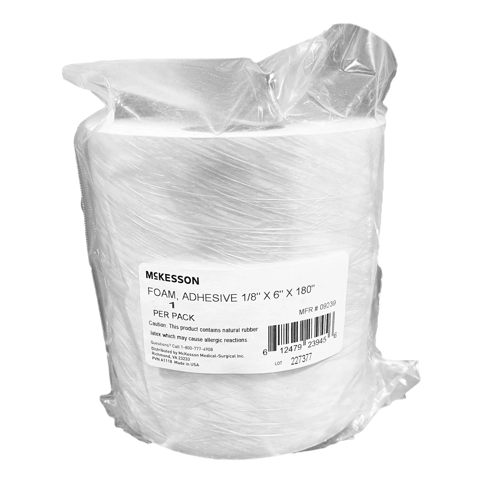 McKesson White Orthopedic Padding Roll, 6 x 180 Inch