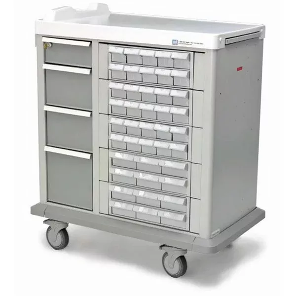 Medication Cassette Cart 20qt Waste Receptacle (requires Side Rail for mounting) ,1 Each