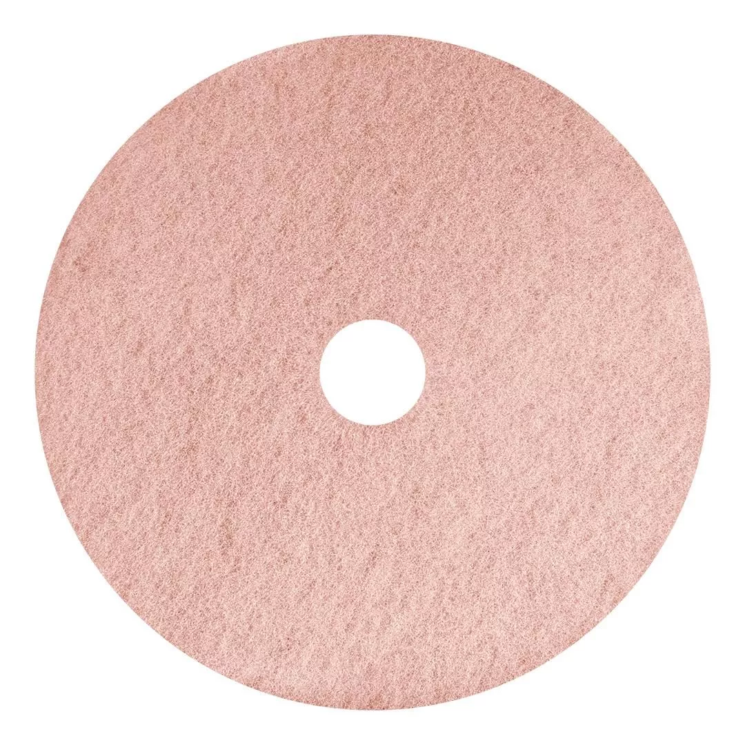 Medline Erasing Burnishing Pads, Pink, 20 in. - EVSPBURN20PK