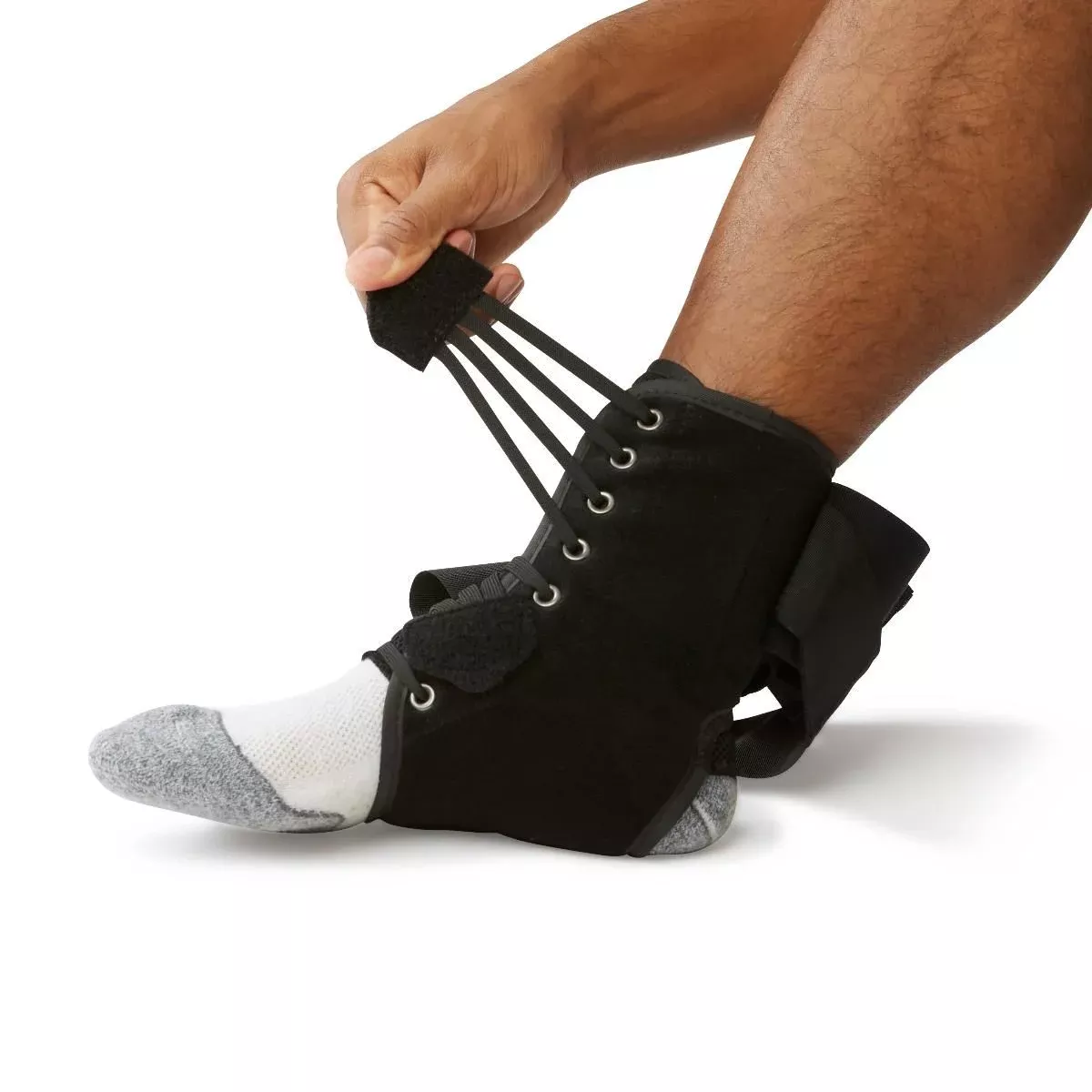 Medline Lacer Ankle Brace, Size S to XL