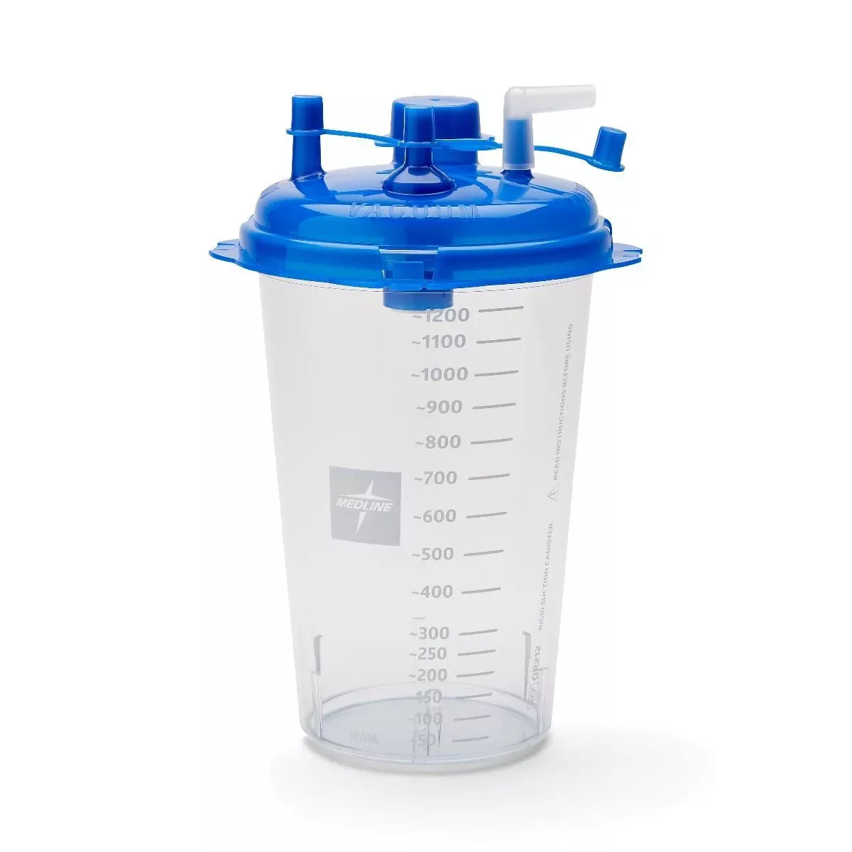Medline Rigid Suction Canisters, 1200 cc