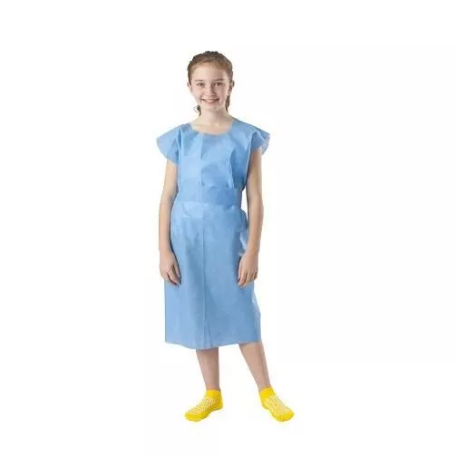 Medline Tissue-Poly-Tissue Pediatric Gowns, 21 x 36 in. - NON25363