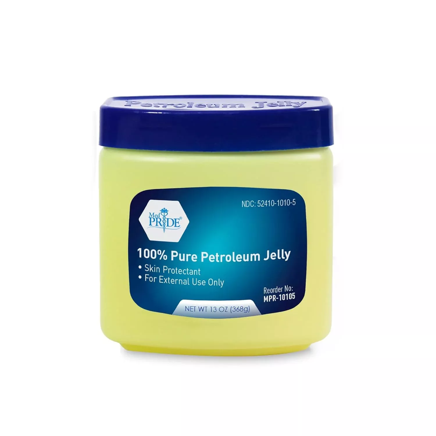 MedPride Petroleum Jelly 100%- Original Skin Protectant 13 oz (24 Count)