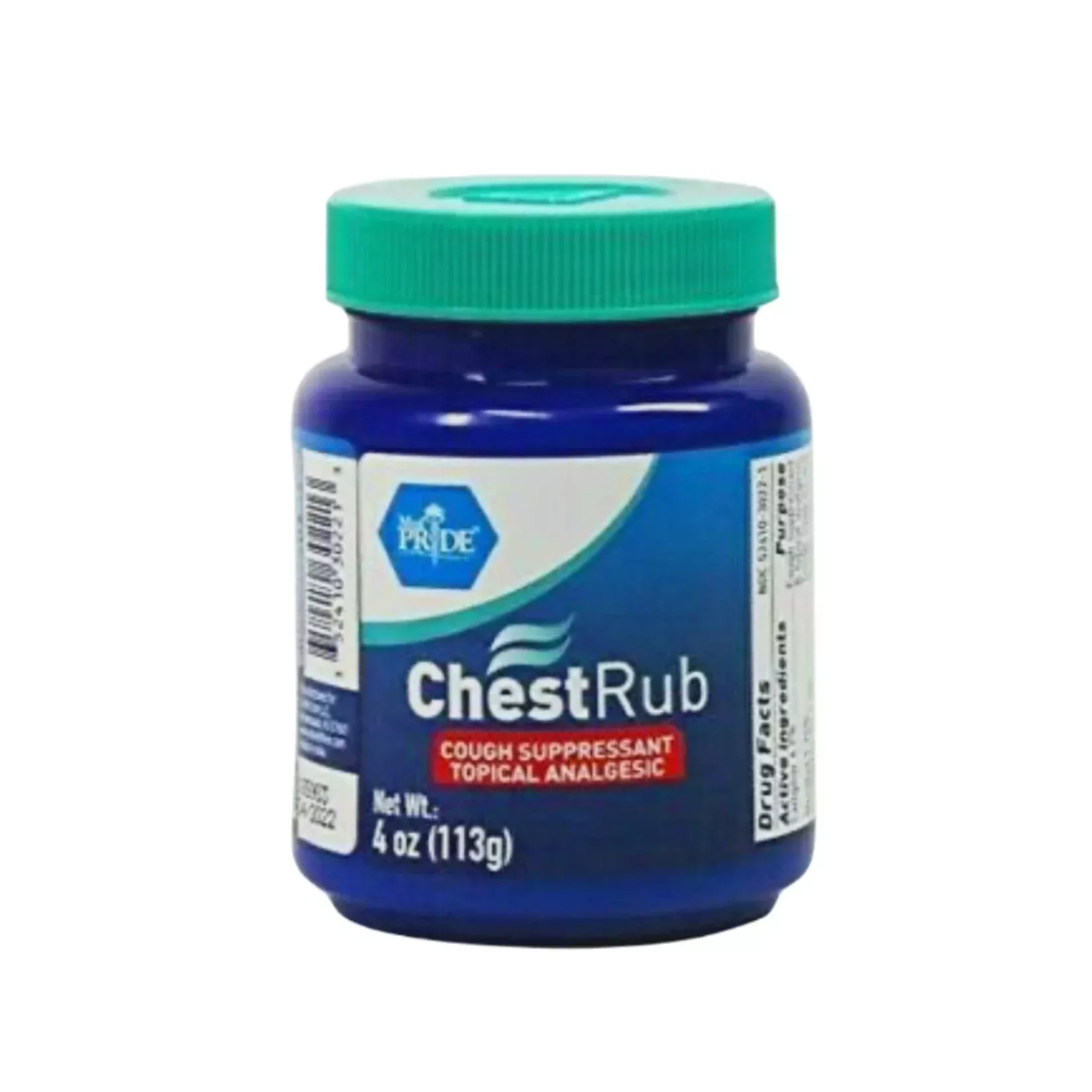 MedPride Vaporizing Chest Rub - 4oz. Jars - 24/cs.