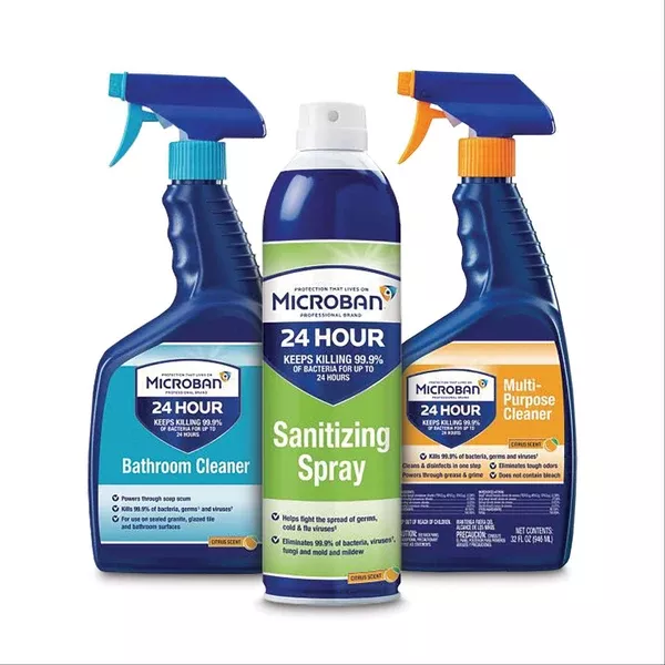 Microban Professional Multipurpose Cleaners and Sanitizing Sprays Microban Professional Multi-Purpose Cleaner • 32oz ,1 Each