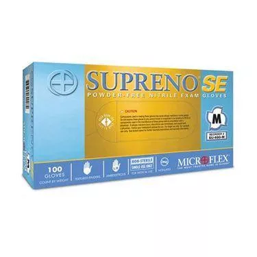 Microflex Supreno Nitrile Gloves Extra Small ,100 / bx