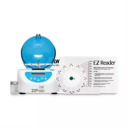 Microhematocrit Centrifuge with Reader Card Centrifuge with 12-Place Microcrit and 6-Place Microtube Rotors ,1 Each