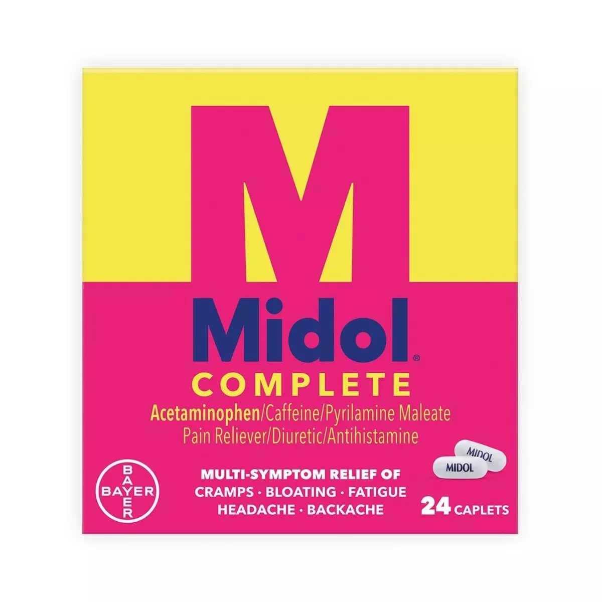 Midol Complete Acetaminophen / Caffeine / Pyrilamine Maleate Cramp Relief