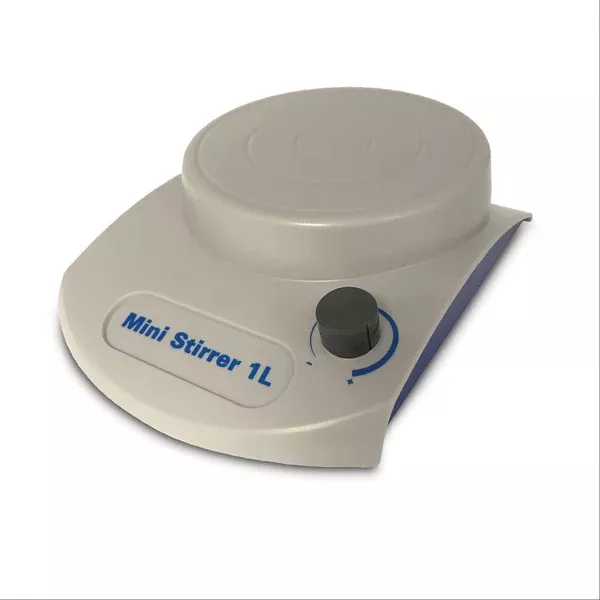 Mini Laboratory Stirrer Mini-Stirrer with Unviversal Voltage Plug • 1L • 7.1"L x 5.4"W x 2"H ,1 Each