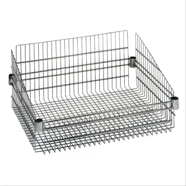 Mobile Post Basket Shelving Accessories for 18" Shelving 18"L ,1 Each