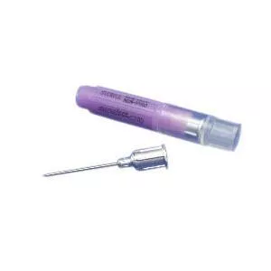 Monoject Standard Hypodermic Regular Bevel Needle with Aluminum Hub 25G x 5/8"