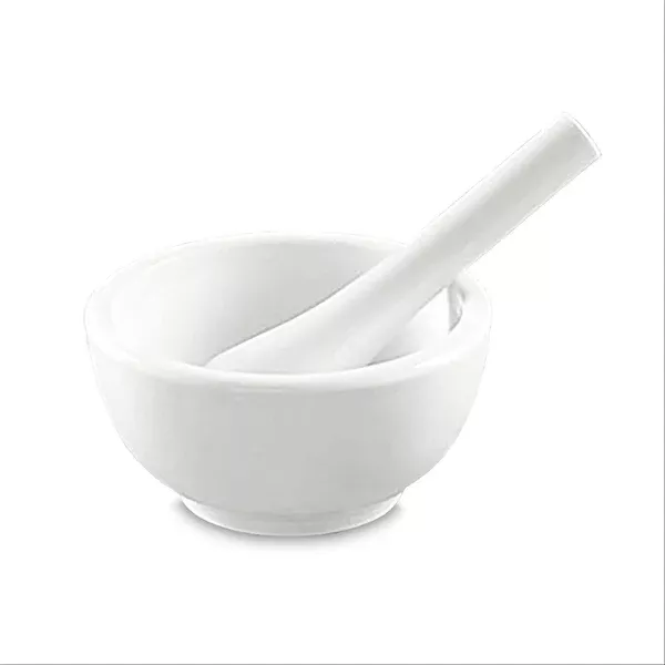 Mortar and Pestle 4oz Porcelain Mortar and Pestle Set ,1 Each
