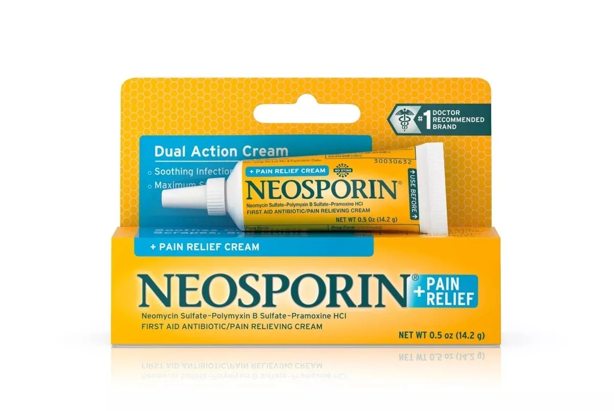 Neosporin First Aid Antibiotic Cream +Pain Relief