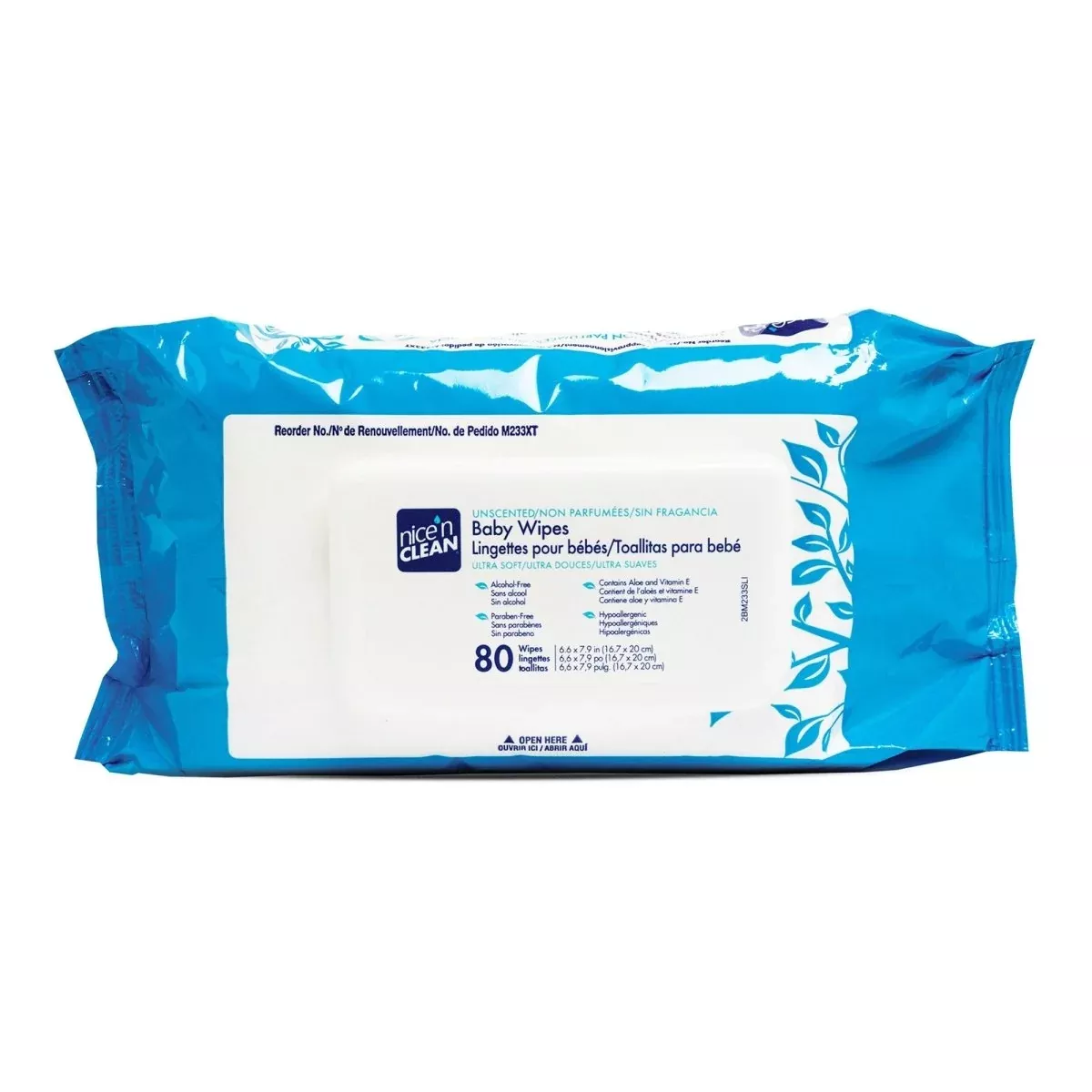 Nice’N Clean Unscented Baby Wipes