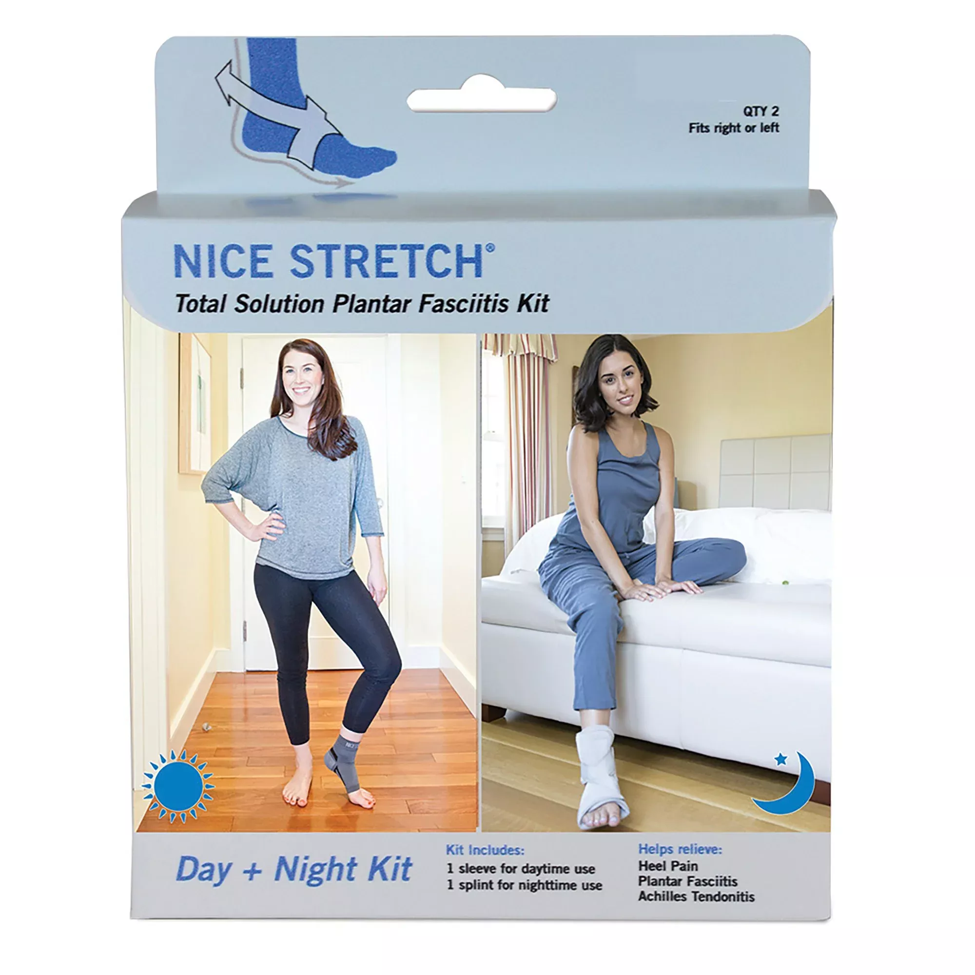 Nice Stretch Total Solution Plantar Fasciitis Relief Kit, Small/Medium