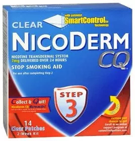 Nicoderm CQ Nicotine Polacrilex Stop Smoking Aid