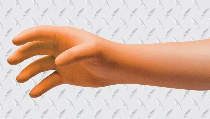 Nitriderm EP Orange Extended Cuff Length Exam Gloves