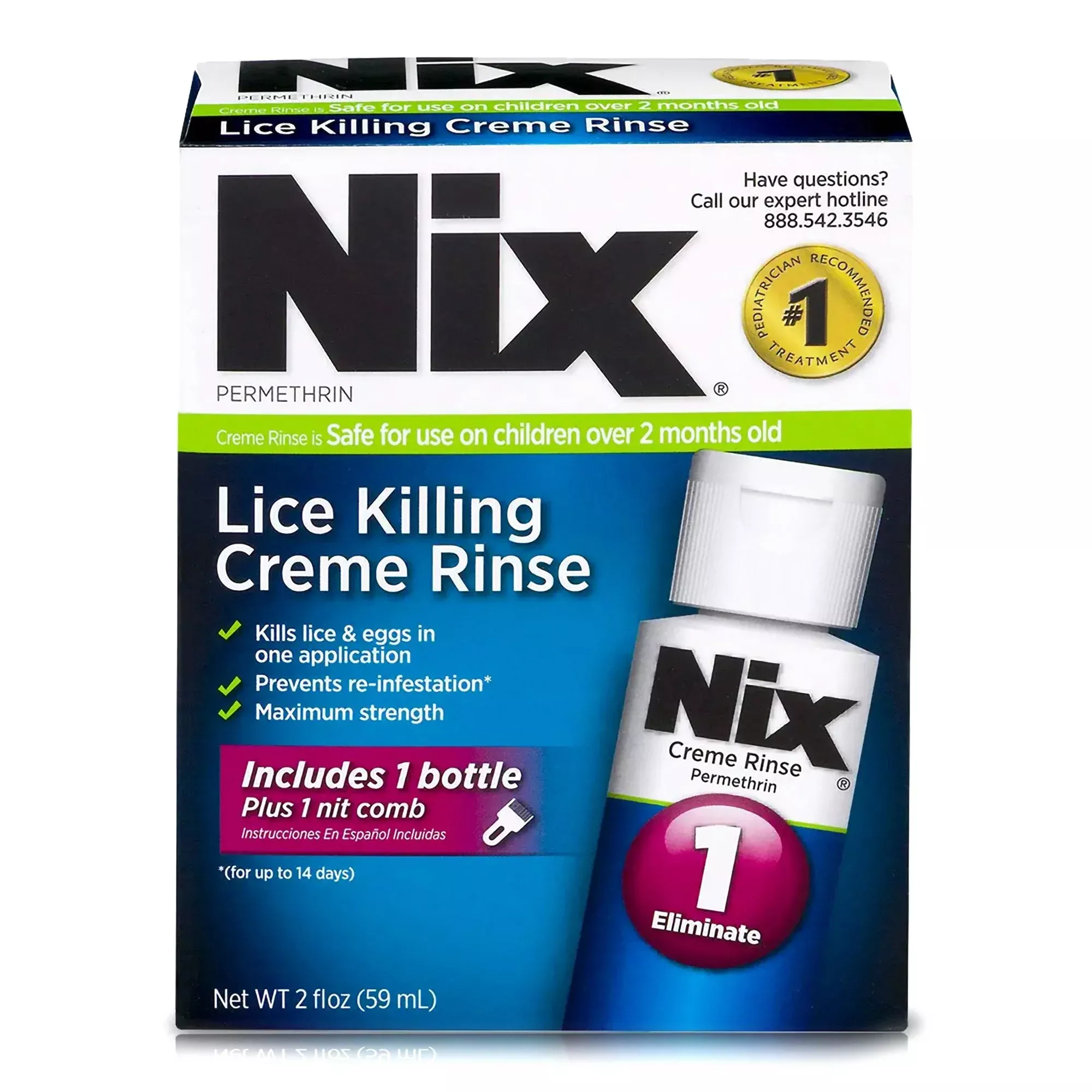 Nix Permethrin Lice Killing Creme Rinse