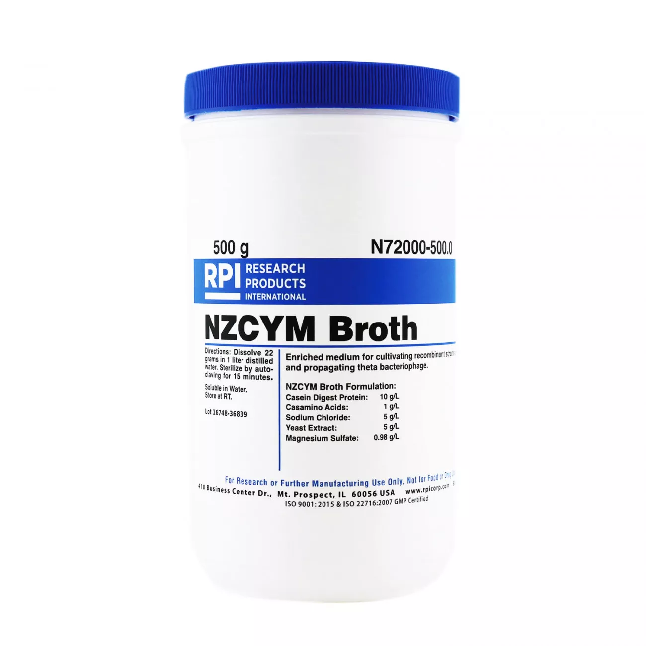 NZCYM Broth,500 GramsRPI-N72000-500.0