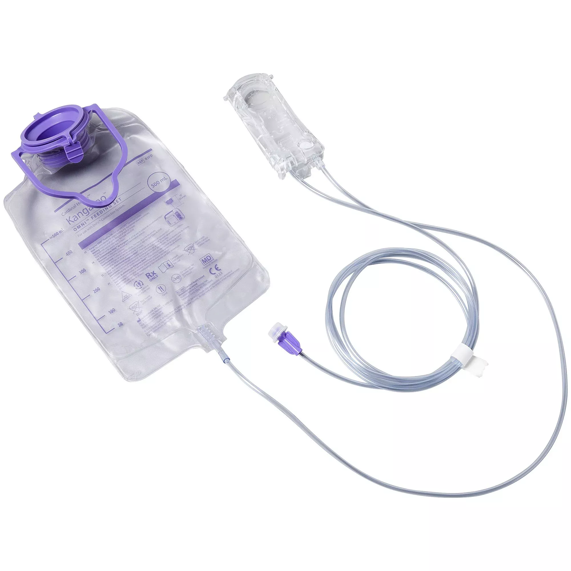 OMNI™ Enteral Feeding Pump Bag Set 500 mL | Cardinal B5FD