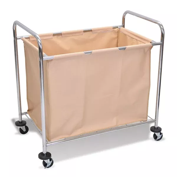 One Compartment Large Laundry Cart One Compartment • Tan ,1 Each