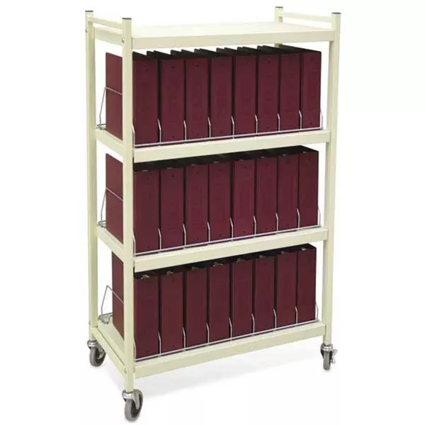 Open-Style Chart Carts 20-Capacity • 34.5"W x 17"D x 41.75"H ,1 Each