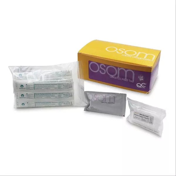 OSOM Ultra Flu A/B Test OSOM Ultra Flu A&B Test • CLIA Waived ,Pack oF 25