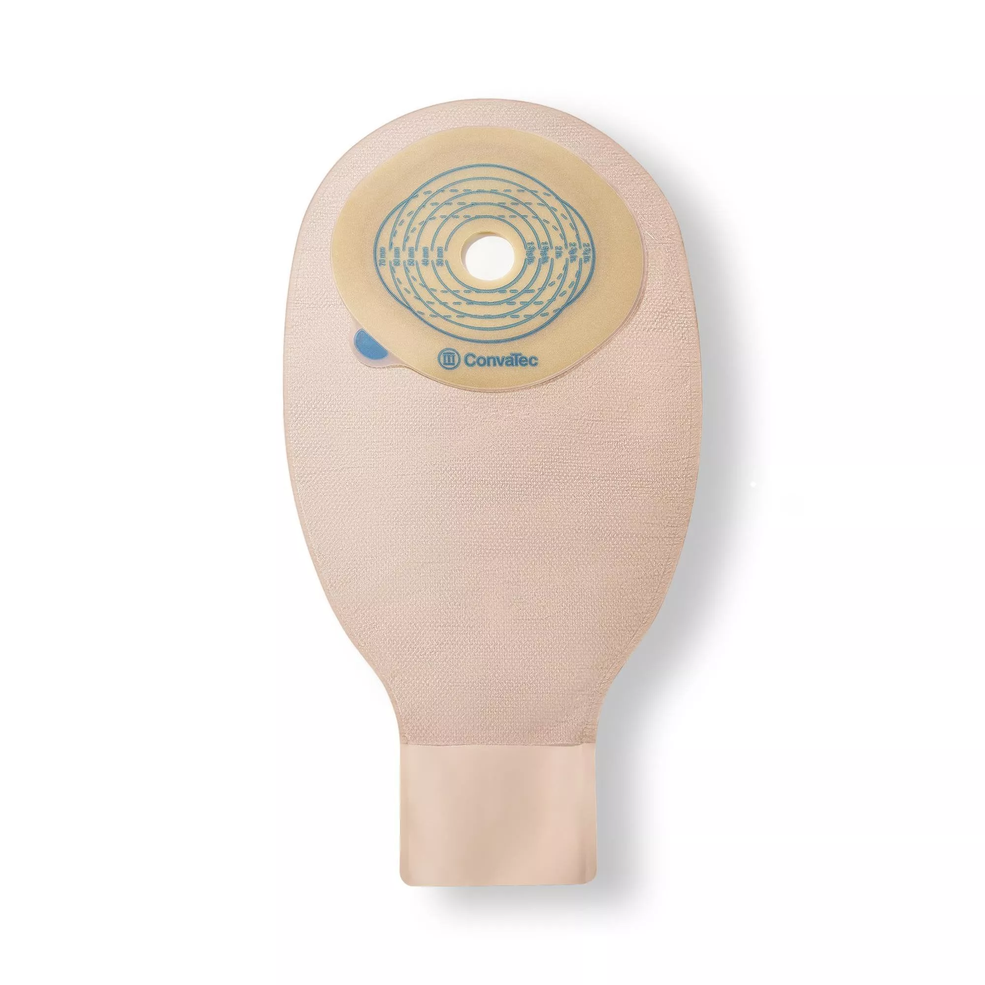 Ostomy Pouch Esteem One-Piece System 12 Inch Length Drainable