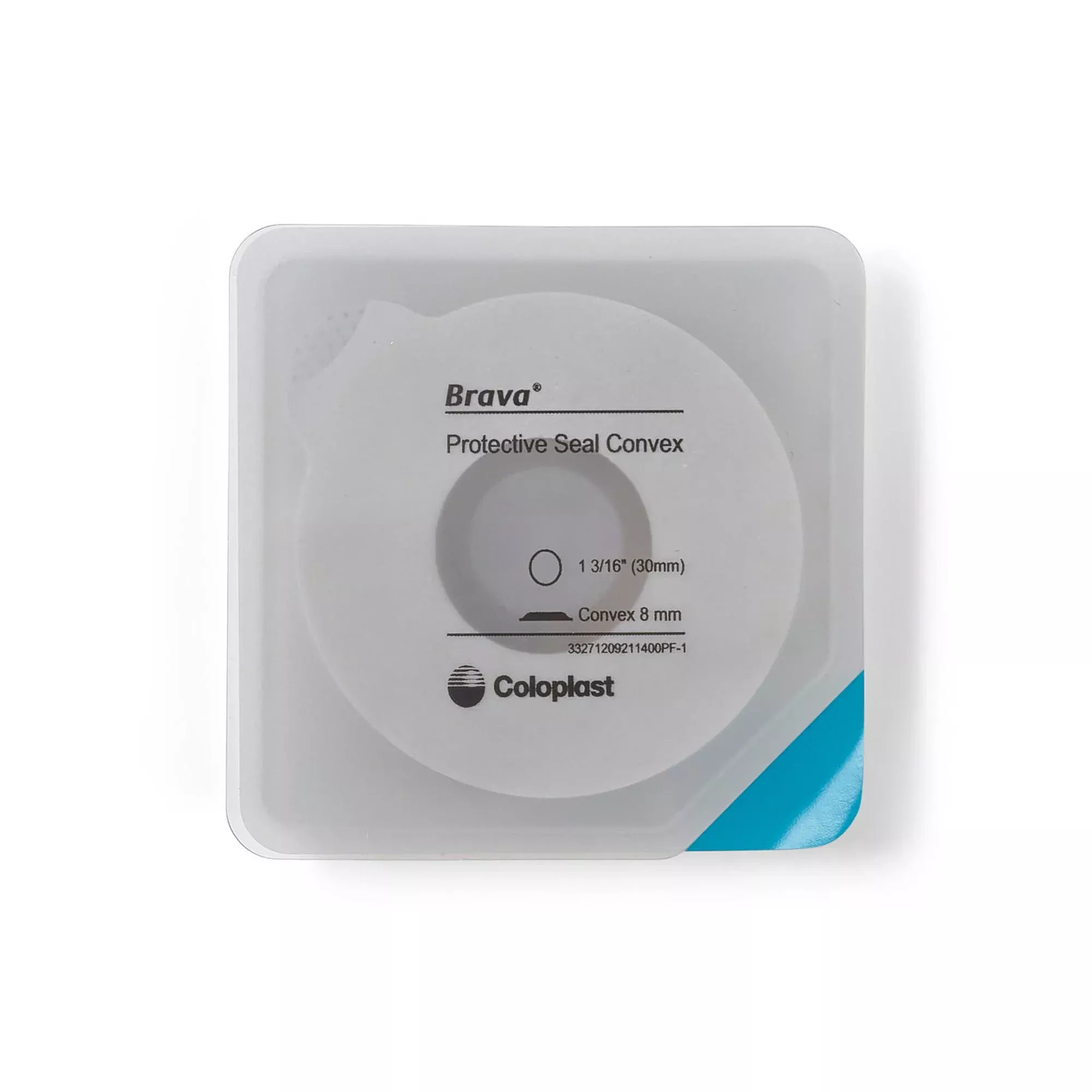 Ostomy Seal Brava Convex, Starter Hole 1-3/16 Inch (30mm)