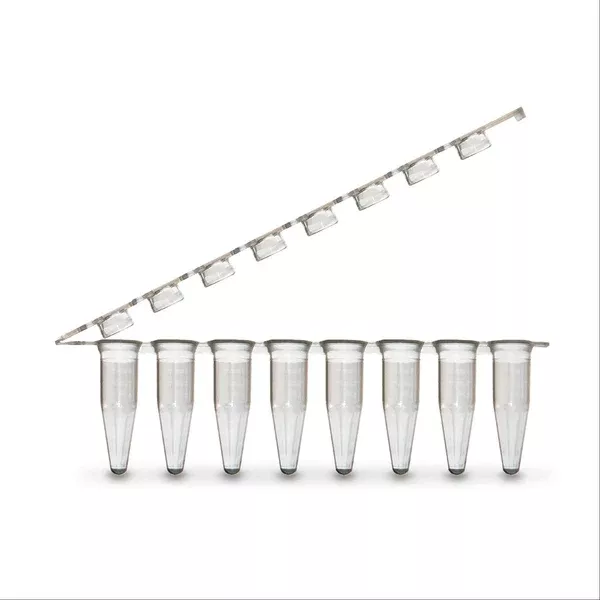 PCR Tubes with Z-Hinged Caps Clear ,1Pack oF 25