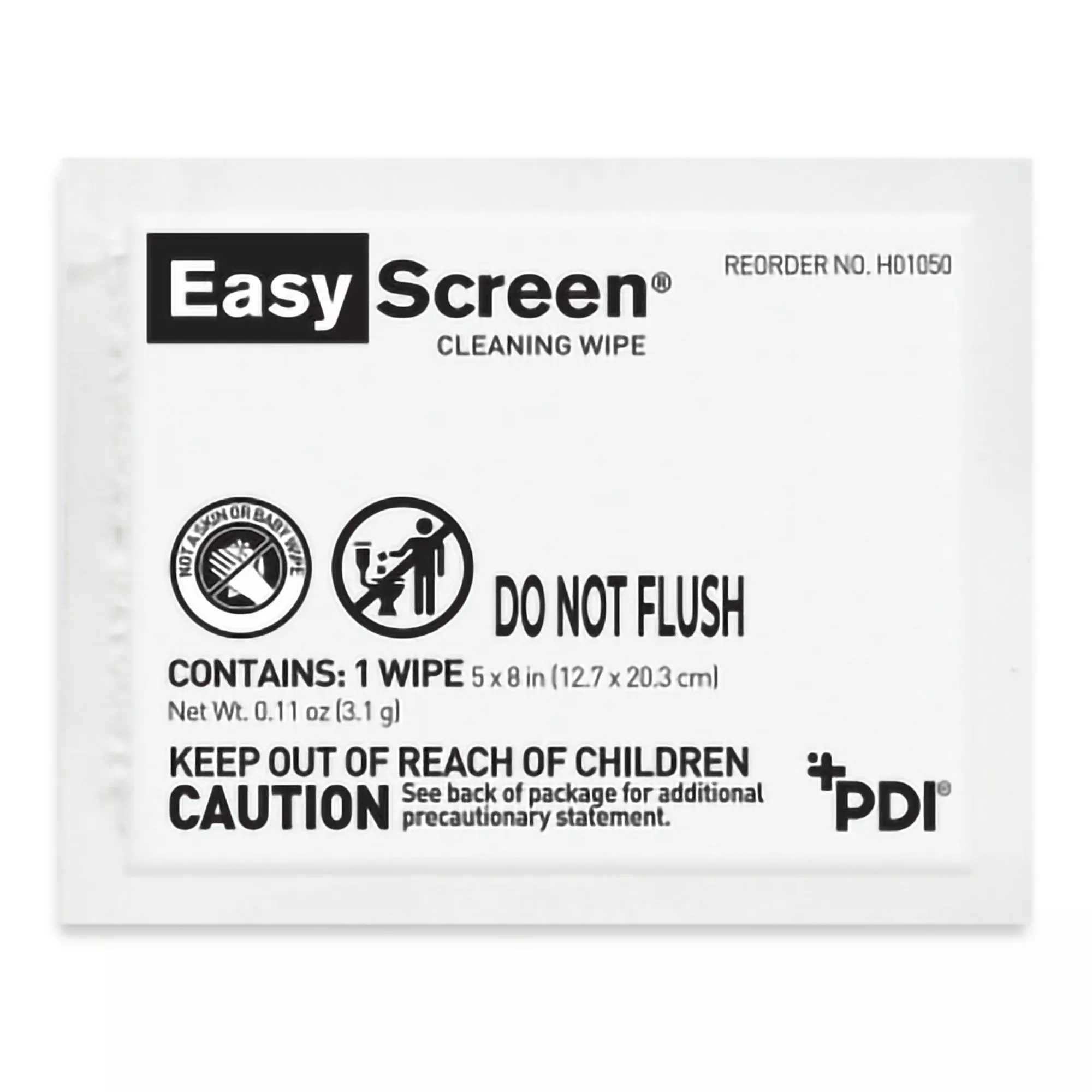 PDI Easy Screen™ Cleaning Wipe, Individual Packet