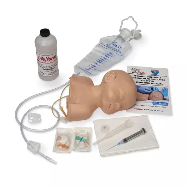 Pediatric Head Simulator for Infusions and Injections Life/form Pediatric Head ,1 Each