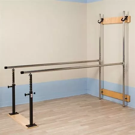 Physical Therapy Wall Mounted Folding Parallel Bars Physical Therapy Wall Mounted Folding Parallel Bars • 28"W x 84"L x 28"H ,1 Each