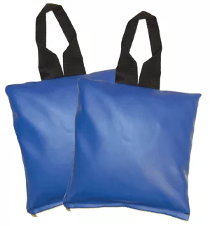 Position Aid 10 Lb. Sand Bag Blue Vinyl 11" X 11" 2 Per Set