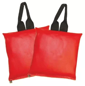 Position Aid 10 Lb. Sand Bag Red Vinyl 11" X 11" 2 Per Set