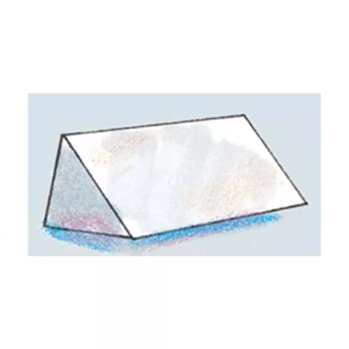 Position Aid 34 Degree Wedge Gray Stay-Dry 2-1/2"X7"X10" 2 Per Pack