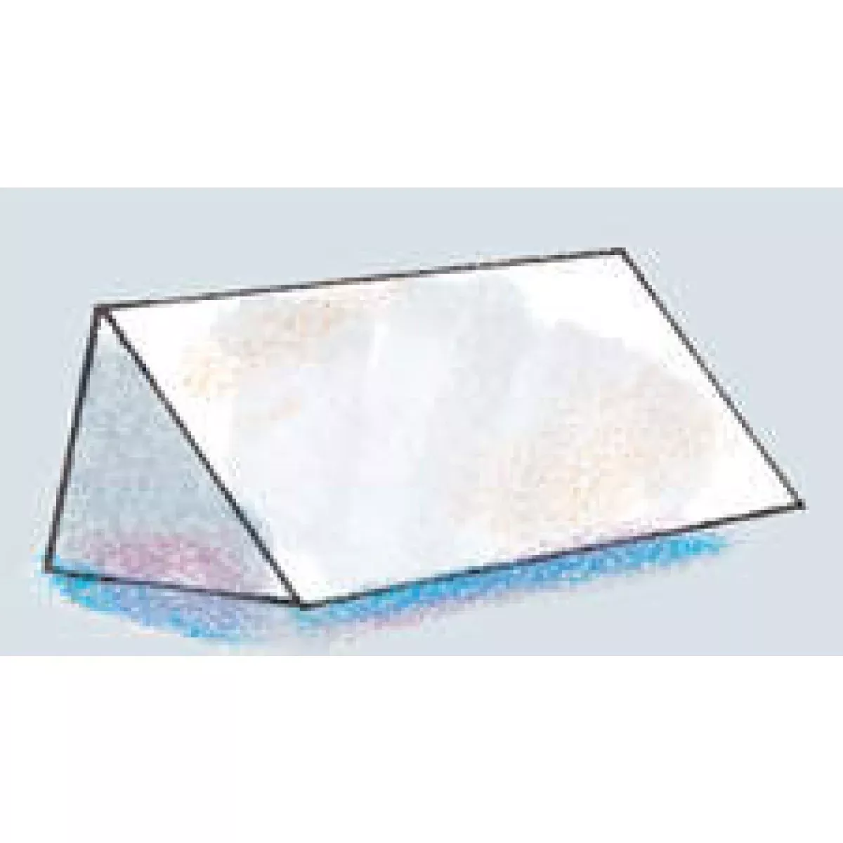 Position Aid 45 Degree Right Wedge Gray Foam 5" X 5" X 15" 1 Each