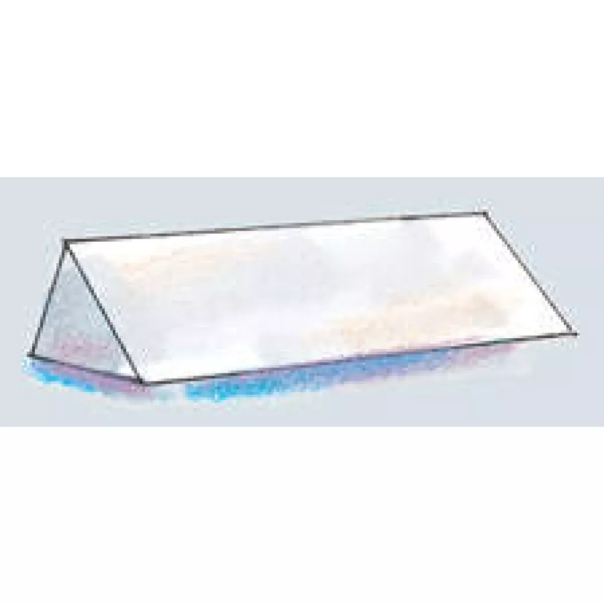 Position Aid 45 Degree Spinal Wedge Gray Foam 7" X 7" X 24" 1 Each